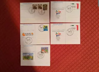 21 Cartoline Postali con Annulli Speciali