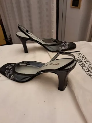 Antonio Melani sandali eleganti tacco pizzo