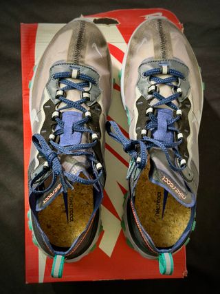 Nike React Element 87 Negro/Verde 43 EUR