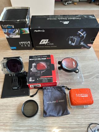 GoPro Hero 4 Black 4K + Accessori e Gimbal