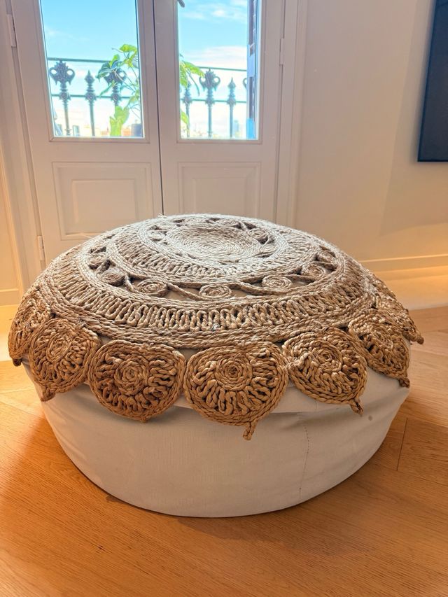 Pufs Boho Yute Artesanal (2 uds)