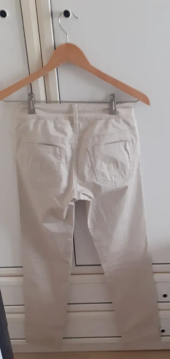 Pantalón algodón mujer talla 36 y talle bajo