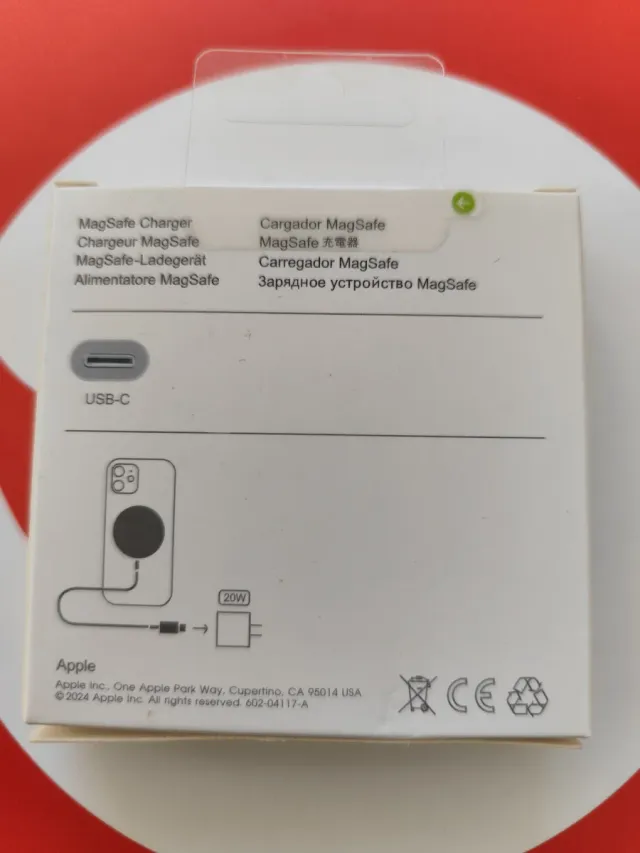 Cargador MagSafe Apple 20W