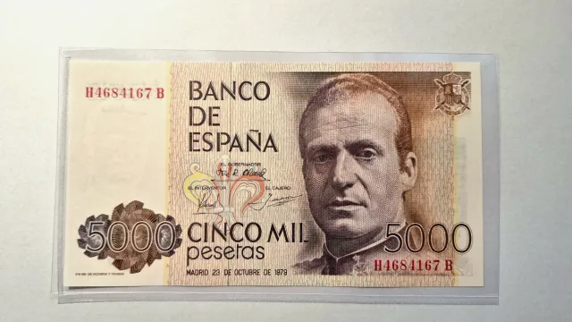 Billete 5000 pesetas año 1979. SIN CIRCULAR