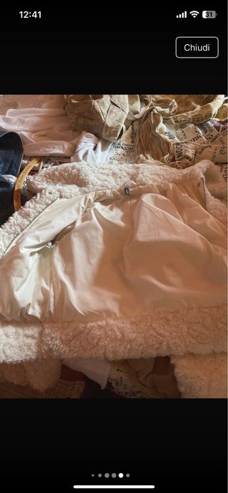 Pelliccia ecologica H&M bianca