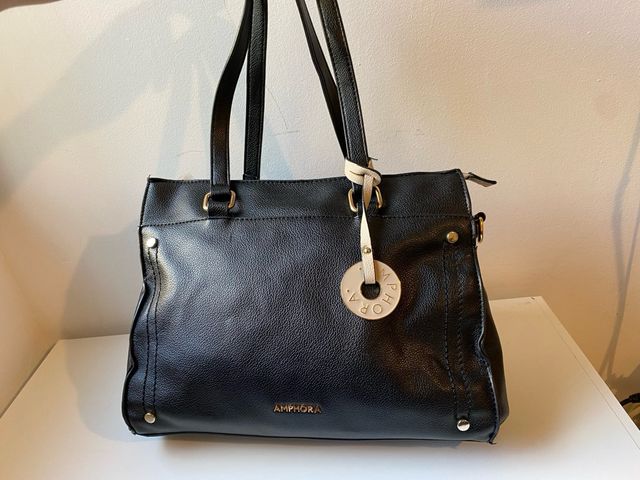 Bolso Negro Amphora