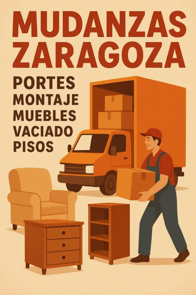 mudanzas, portes y vaciados en Zaragoza