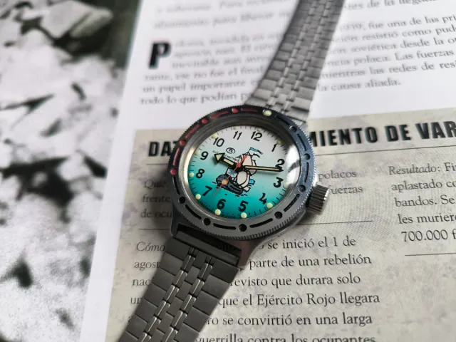 Reloj Ruso Vostok Amphibia Soviético