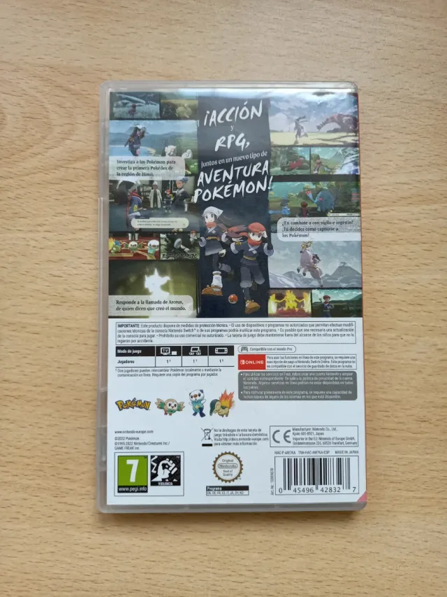 Nintendo Switch Pokémon Leyendas Arceus RPG
