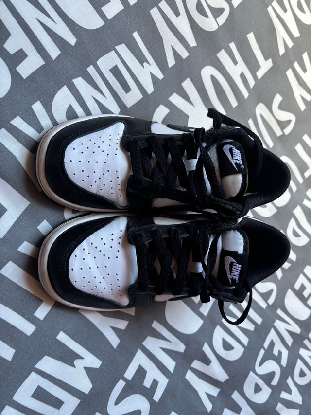Zapatillas Nike Dunk Low Blanco y Negro