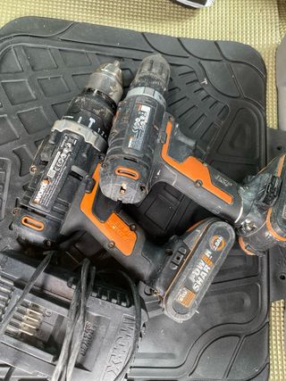 2 Taladros Worx con cargador