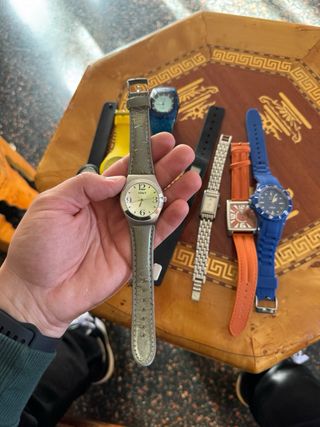 Reloj SD&N Plata y Marrón