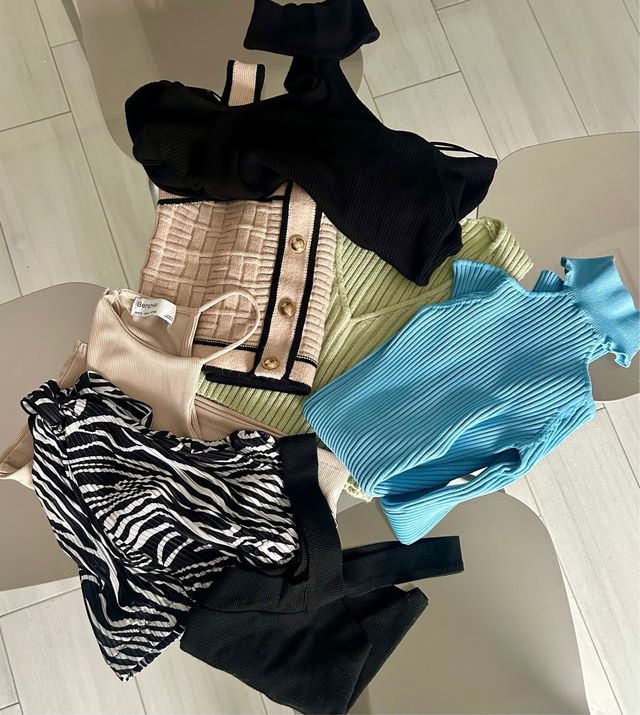 Lote 7 Tops y Camisetas Talla Única