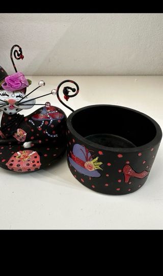 Lote Joyero y Hucha Gatuna