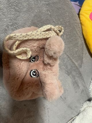 Bolso Zara Niña Rosa Beige