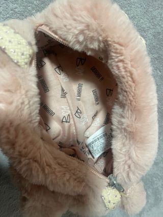 Bolso Zara Niña Rosa Beige