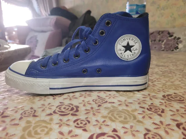 Converse Cuero Azul Talla 40
