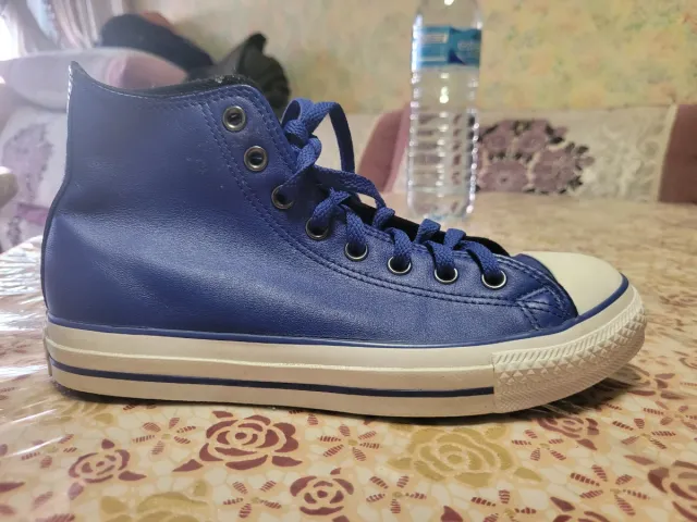 Converse Cuero Azul Talla 40