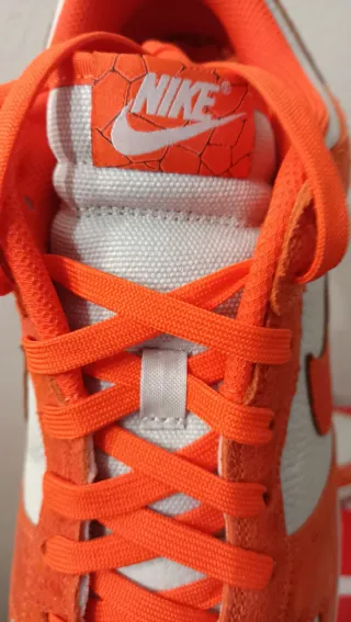 Nike Dunk Low Naranja y Blanco Talla 44