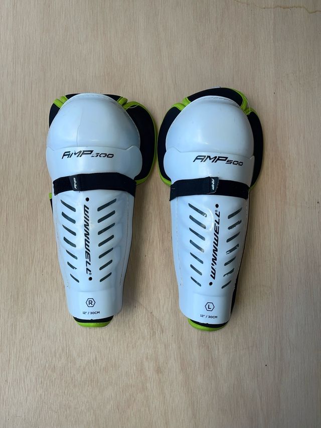 Espinilleras Hockey Winnwell Talla 12”/30cm