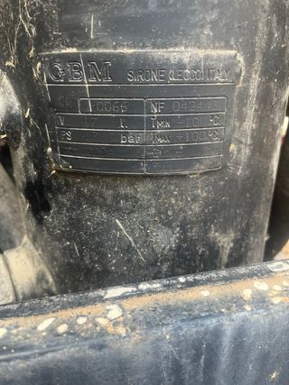 Compresor de aire para obra