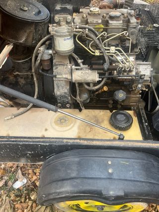 Compresor de aire para obra