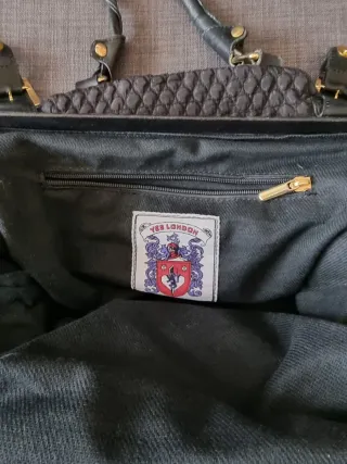 Borsa Yes London Nera Trapuntata