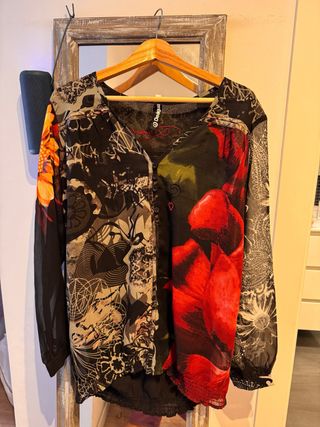 Blusa Desigual Multicolor Talla XXL