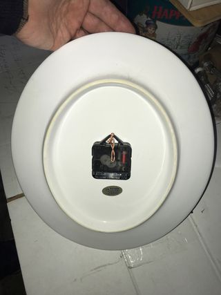 Orologio da parete in ceramica con limoni e giraso