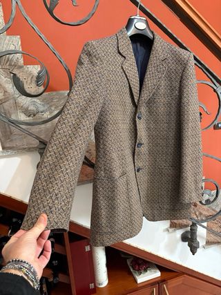 Giacca lana uomo vintage
