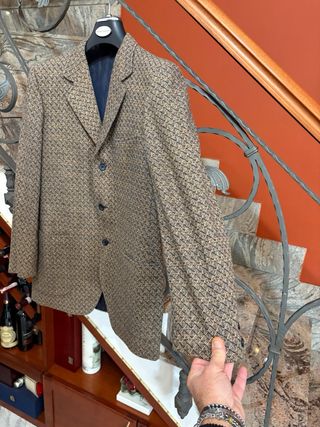 Giacca lana uomo vintage