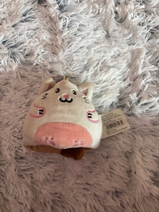 Llavero gato y perro peluche