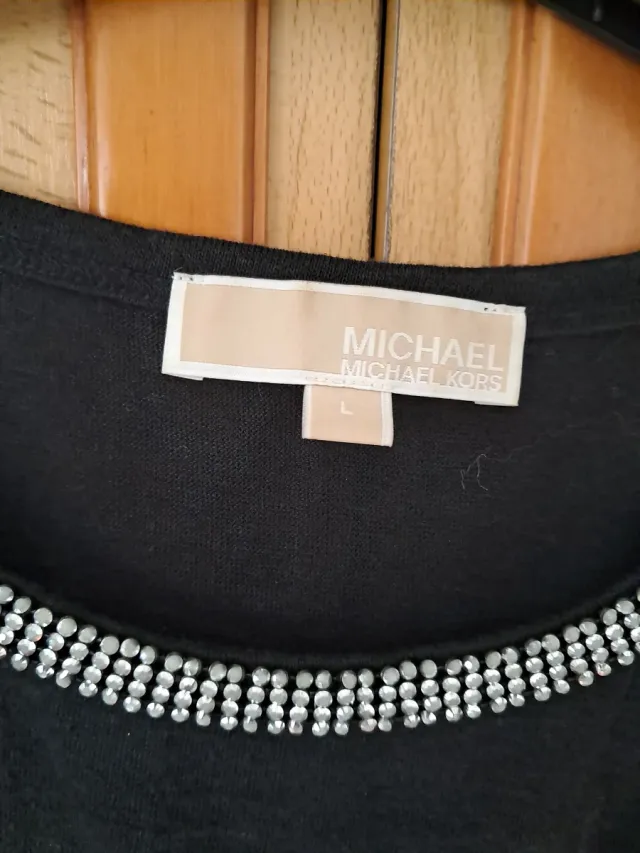 Top Michael Kors Negro Talla L