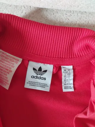 Chaqueta Adidas Original Roja Talla 13/14 años