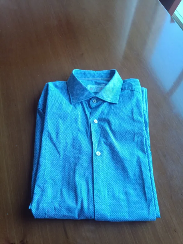 Camisa Vestir Antonio Miro Azul Talla M