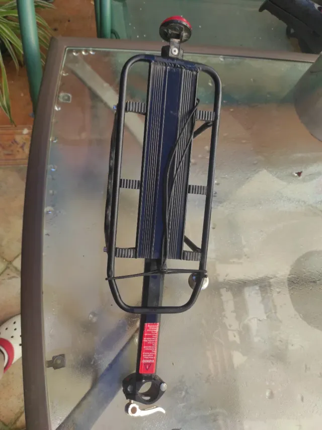 Portaequipajes para sillín de bicicleta