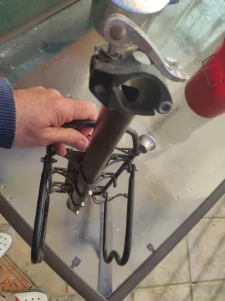 Portaequipajes para sillín de bicicleta