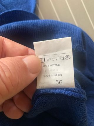 Jersey pico Pulligan azul