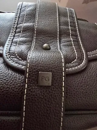 Bolso Piel Purificación García Marrón