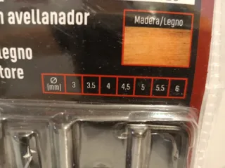 7 Brocas Avellanadoras PARKSIDE