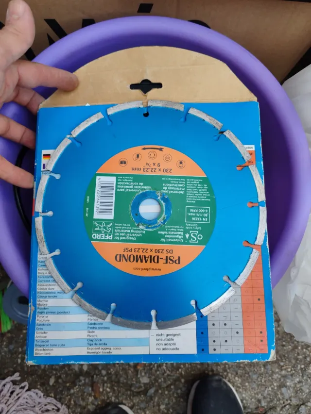 Disco Diamante Pferd 230mm 9