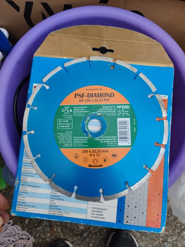 Disco Diamante Pferd 230mm 9
