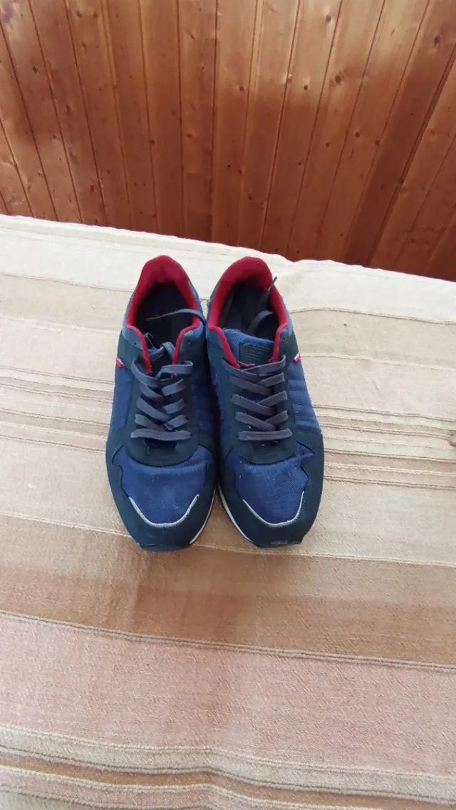 Zapatillas Levi's Hombre Talla 45 Azul/Rojo