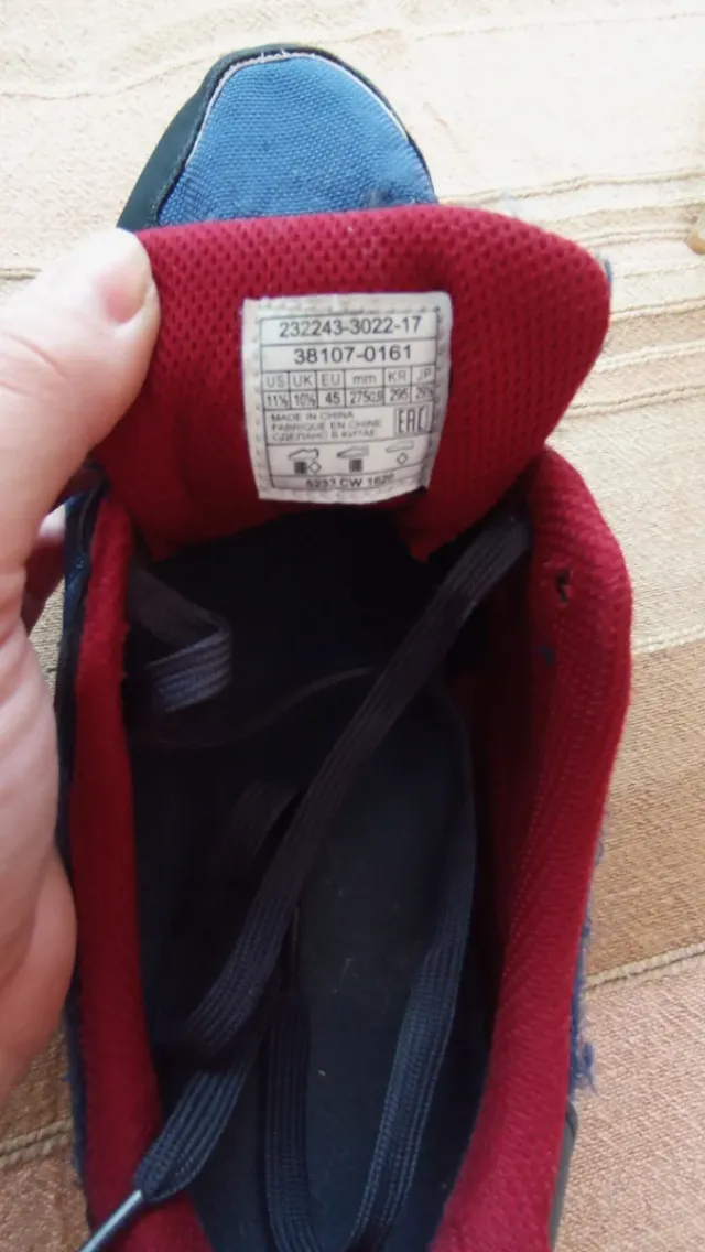 Zapatillas Levi's Hombre Talla 45 Azul/Rojo