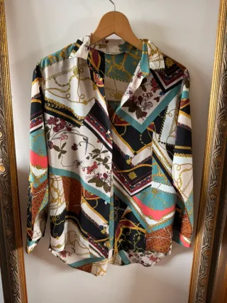 Camisa Zara Estampada