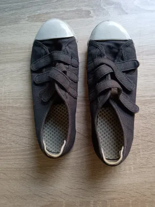 Bambas Polinesia jaspeado oscuro y multicolor