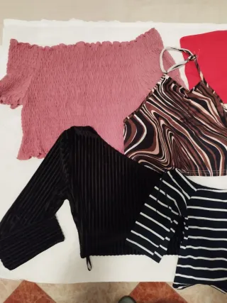 Conjunto de 5 Tops Mujer