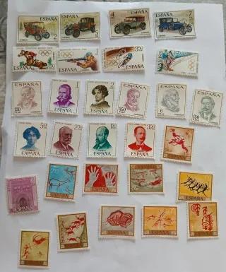 Sellos España y hojas bloque