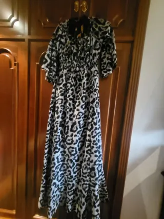 Vestido estampado leopardo