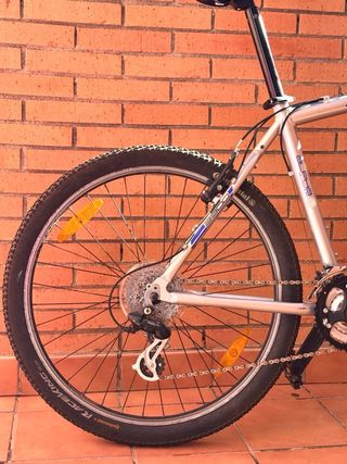 Bicicleta montaña Trek 26" Plata/Azul